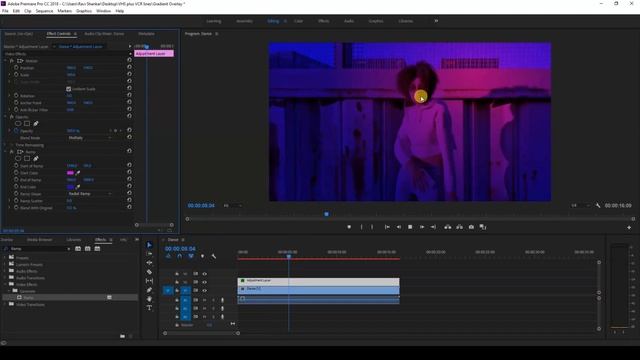 Gradient Overlay Effect - Adobe Premiere Pro Tutorial смотреть онлайн