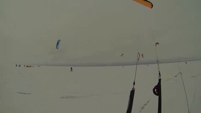 Snowkiting: Volga 2013 Chkalovsk (before the start) смотреть онлайн