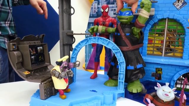 Черепашки Ниндзя видео сборник - Той Мастер и Супер Ниндзя против Шредера! - Видео игры битвы смотреть онлайн