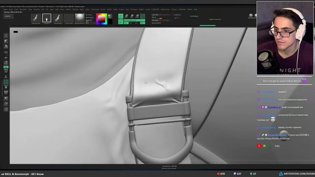 Spy Girl #10 • HP Breast | Zbrush смотреть онлайн