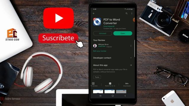 How To Convert Pdf Document To Word By Phone In Amharic