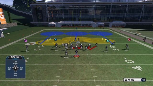 Best Blitz in Madden 15 (46 Bear Wall Stunt) - Madden 15 Tutorial - MUT 15 смотреть онлайн