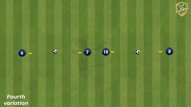 Франция - Дидье Дешам - Отличное упражнение по пасу с двумя мячами - 5 вариантов смотреть онлайн