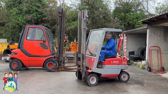 Dieselstapler Linde H15D смотреть онлайн