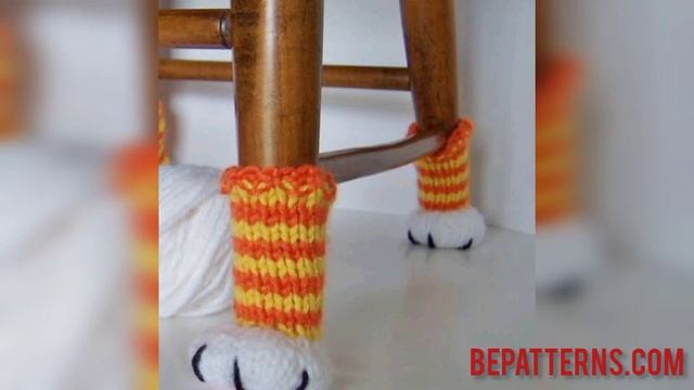 Trendy crochet chair socks design || chair socks crochet pattern free смотреть онлайн
