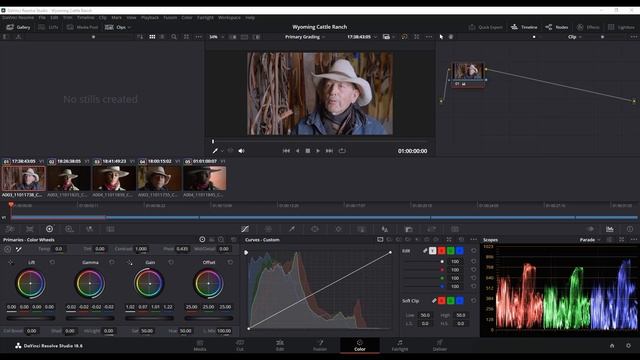 DaVinci Resolve 18 //// Урок 3 /// COLOR // Часть 6 / Введение в ноды смотреть онлайн