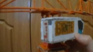 Самодельная модель башенного крана TDK 10.215.