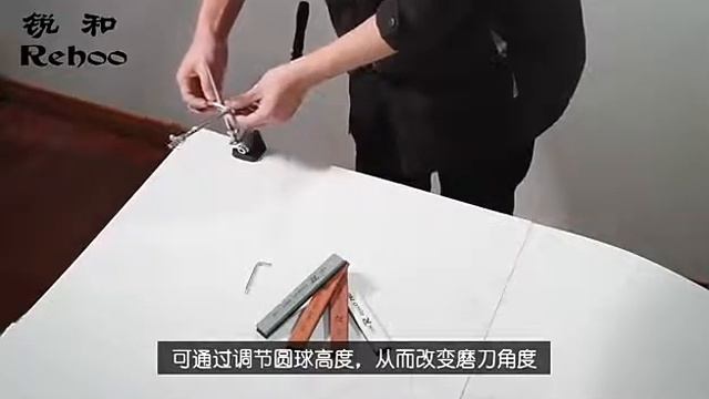 Точилка ножей "Ruixin PRO-IV by Rehoo" на струбцине (360°, усовершенствованный механизм, 4 бруска) смотреть онлайн