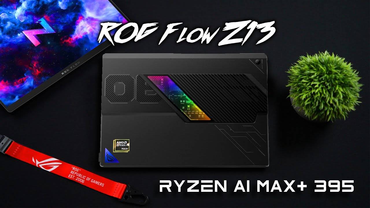 The New ROG Flow Z13 Has The Fastest iGPU Ever AMD Strix Halo Review смотреть онлайн
