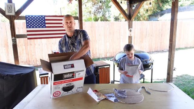 I Bought My Son His First Weber Kettle...NEW Weber COLORS! #weber365 #newwebercolors #smokeyjoe #14