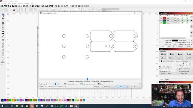 LightBurn 1.0 LASER CUTTING!!