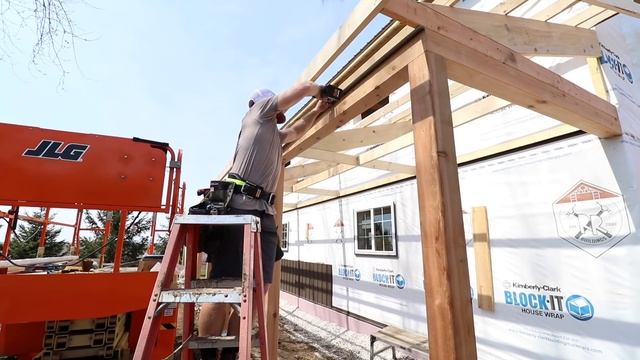 How To Build A Garage Addition 15: Porch Ceiling, Soffit And Fascia