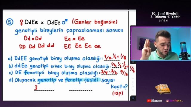 10 .Sınıf Biyoloji 2 .Dönem 1. Yazılı PDF + Ders Notu смотреть онлайн