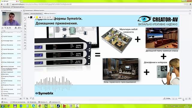 Вебинар Symetrix часть 1