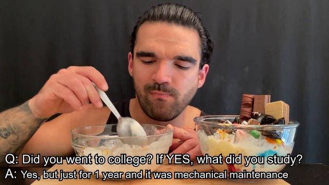ASMR MUKBANG Q&A DESSERT ICE CREAM OREO, TWIX, KINDER BUENO, KITKAT, REESES 3000 SUBSCRIBERS смотреть онлайн