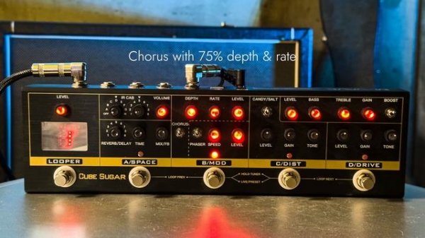 M-vave Cube Sugar pedal demo