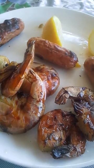 Креветки тигровые на мангале в Псырцхе - часть 5 смотреть онлайн