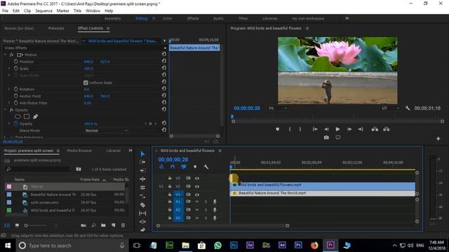 Telugu Premiere | 5 Methods Of Split Screen Video Effects in Adobe Premiere Pro | Premiere Tutorial смотреть онлайн