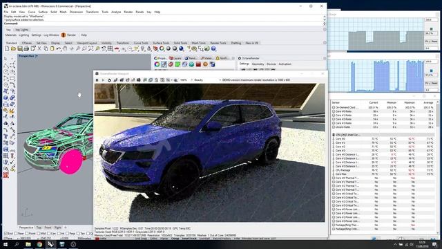 15.9.2018 demo ver. Octane for Rhinoceros- low GPU memory hardware смотреть онлайн
