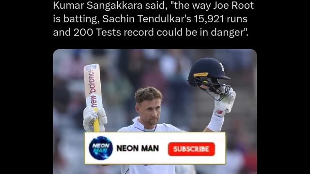 Sachin Tendulkar RECORD in DANGER?! ⚠️| Joe Root Vs Sachin Test Runs Cricket News Facts смотреть онлайн