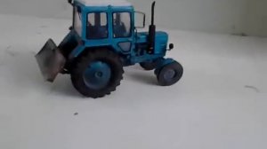 Беларус МТЗ-80 из бумаги разработка в Rhino paper crafts