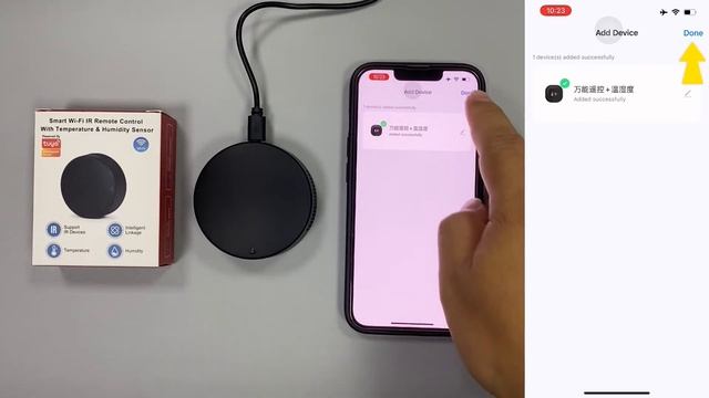 Tuya WIFI IR Controller With Temperature &Humidity Sensor