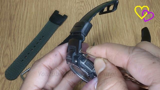 Replacement Watch Straps for CASIO Men's SGW100 Twin Sensor || Nylon Canvas Strap смотреть онлайн