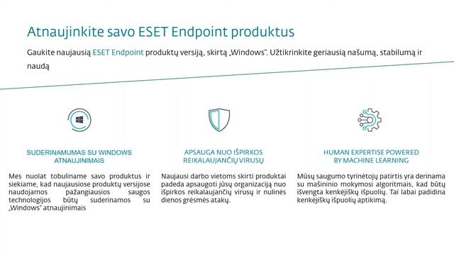 Senesniųjų ESET produktų versijų (ne) palaikymas смотреть онлайн