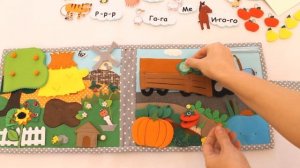 Развивайка Синий трактор. Планшет для детей. Developing book Blue tractor