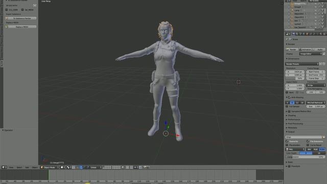 BL2SP V1.0(Blender to Substance Painter) смотреть онлайн