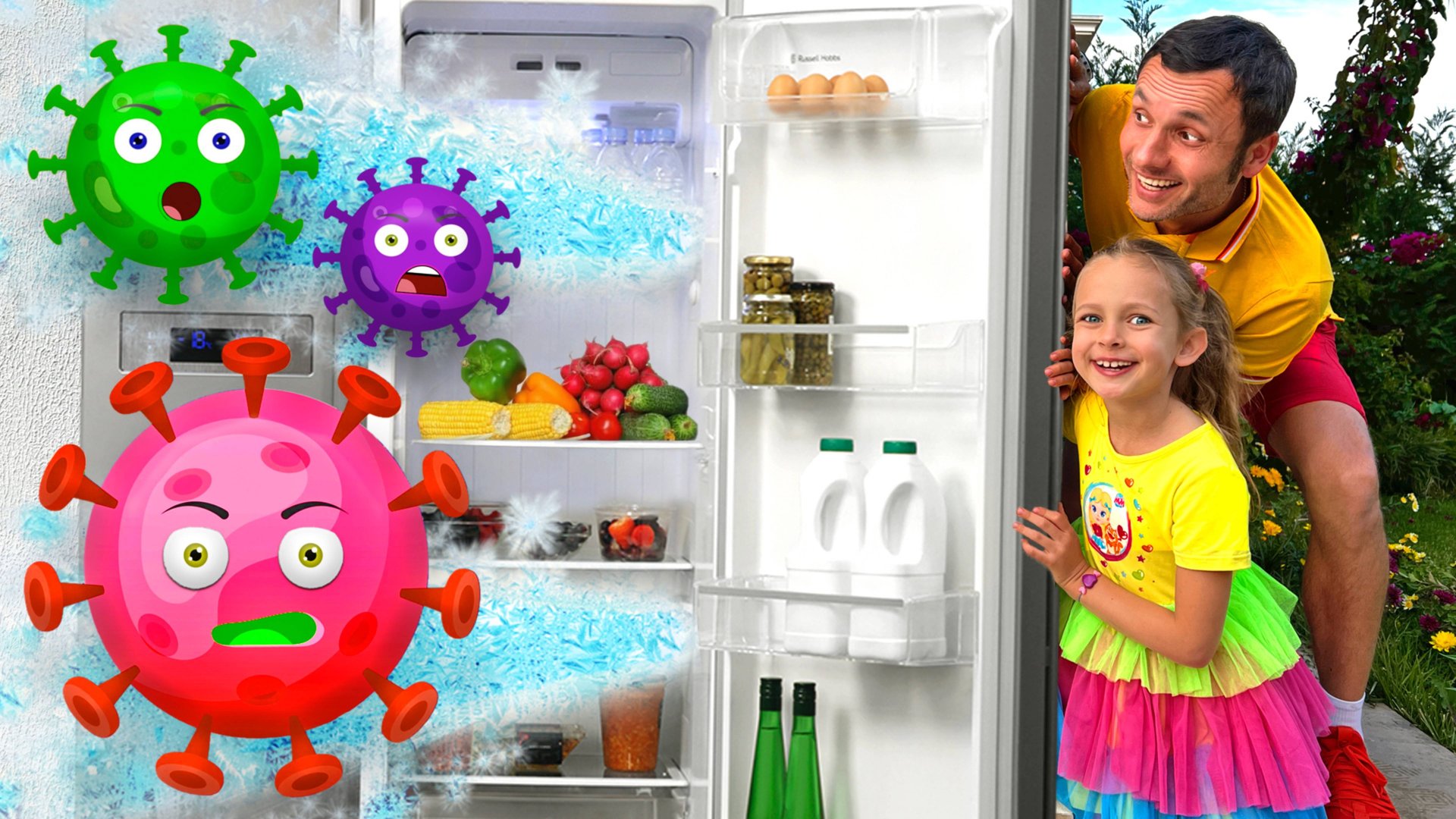 Песенка про холодильник для детей с Майей и Машей+Детские сборники смотреть онлайн