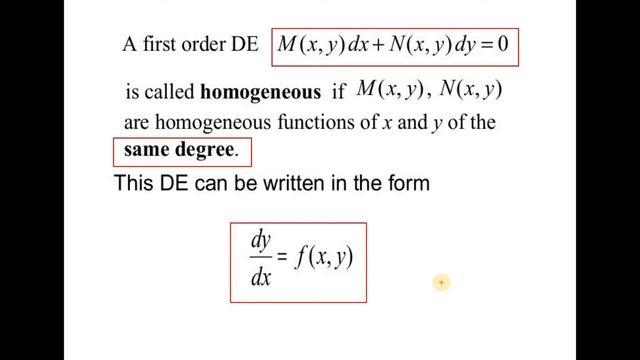 GENERAL VIDEO 4(PPT)| Homogeneous Functions /Differential Equations| Working Rules for the solution смотреть онлайн