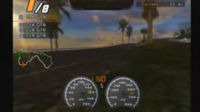 Need For Speed Hot Pursuit 2 - Event 29 (Island Outskirts, CLK GTR Invitational Race)