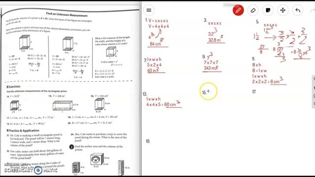(Tuesday, 5/12) Volume of Cubes p. 264-265 смотреть онлайн