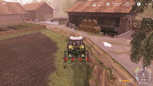 DAY 3 #SOWING MAIZE #CLAAS DLC# AMAZONE SEEDER смотреть онлайн