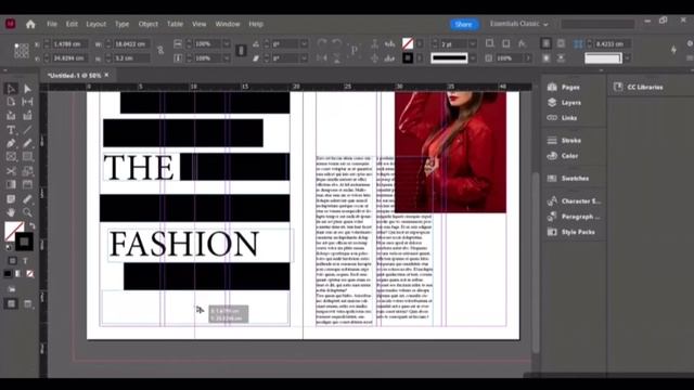 HOW TO CREATE MAGAZINE PAGE DESIGN IN ADOBE INDESIGN |MODERN DESIGN|CREATIVE 2024#indesigntutorial смотреть онлайн