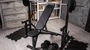 Скамья для жима наклонная стойка с подстраховкой. Хотите купить? Магазин Штанги гантели Мск