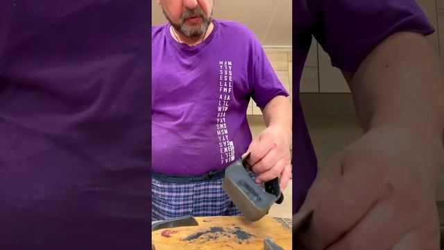 N 94. Шкуросъемный нож средний из шара подшипника (ШХ-15) смотреть онлайн