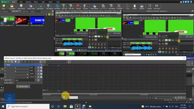 How to use Zoom effect to zoom in & zoom out on VideoPad - VideoPad Video Editor Tutorial смотреть онлайн