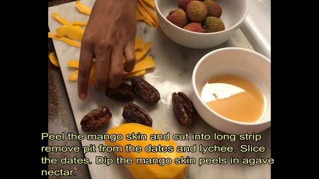 Mango peel roll & Lychee snack( Vegan instant snack ) смотреть онлайн