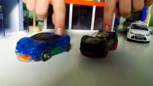 Машинки трансформеры: Скричеры ограбили банк! Мультики для мальчиков