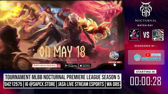 GRAND FINAL TOURNAMENT MLBB NOCTURNAL PREMIERE LEAGUE SEASON 5 смотреть онлайн