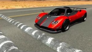 Реалистичные падения автомобиля с обрыва  Мультфильмы для детей- Крушения BeamNG Drive #