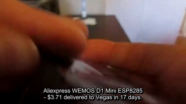 Aliexpress WEMOS D1 Mini ESP8285 Unboxing смотреть онлайн