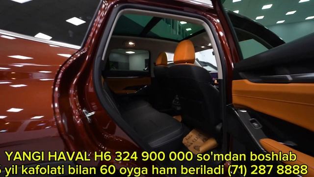 YANGI HAVAL H6 324 900 000 so'mdan boshlab 5 yil kafolati bilan 60 oyga ham beriladi(71) 287 8888 смотреть онлайн