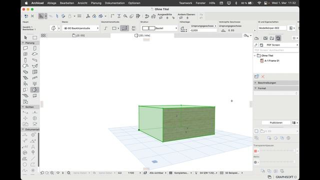 Archicad BIM 03 2 Morph Quader mit Walmdach смотреть онлайн