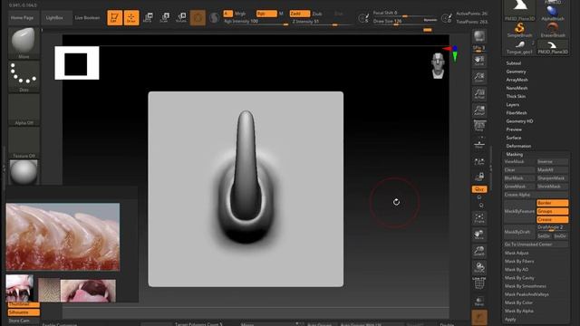 Detailing Cat Tongue with Zbrush, Mudbox and Maya Tutorial смотреть онлайн