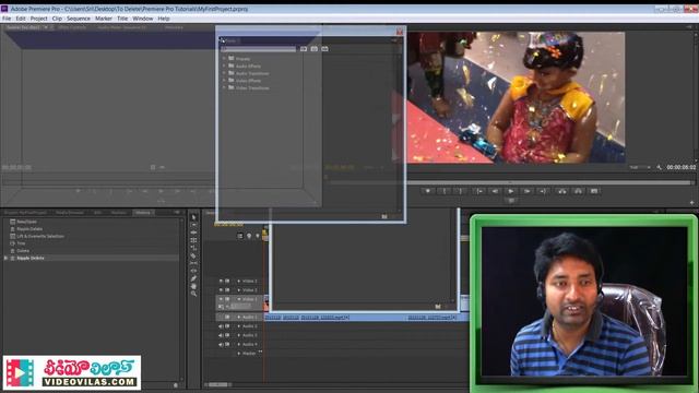 తెలుగులో Adobe Premiere Pro & Video Editing: 02 - Interface And Workspace Overview