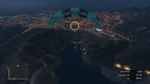 Gta 5 Online - Skydives #14 - Land Act Dam - 39 смотреть онлайн