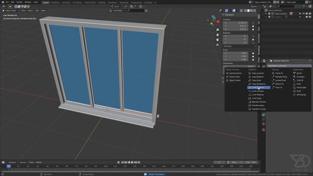 Easy Sliding Window Rigging tutorial for beginners | Blender 2.8 + free Project file смотреть онлайн